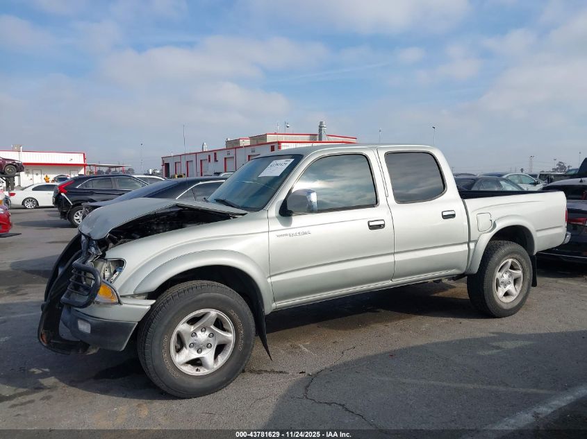 2004 Toyota Tacoma Prerunner V6 VIN: 5TEGN92NX4Z403440 Lot: 43781629