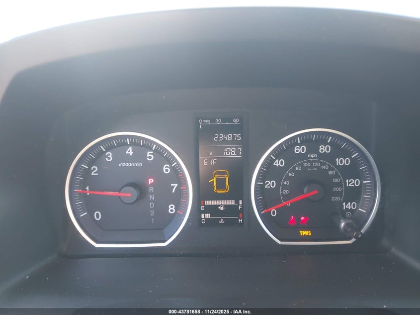 2008 Honda Cr-V Ex VIN: JHLRE48578C002681 Lot: 43781658