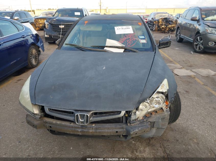 2003 Honda Accord 2.4 Lx VIN: 3HGCM56343G710892 Lot: 43781680