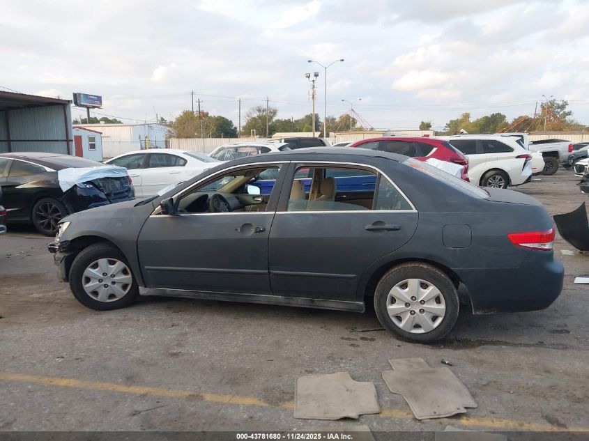 2003 Honda Accord 2.4 Lx VIN: 3HGCM56343G710892 Lot: 43781680