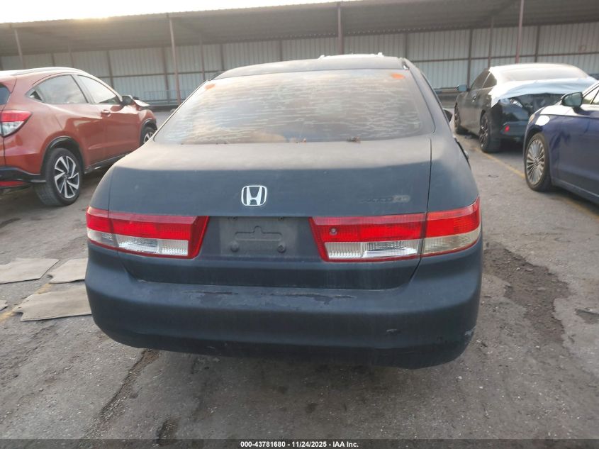2003 Honda Accord 2.4 Lx VIN: 3HGCM56343G710892 Lot: 43781680