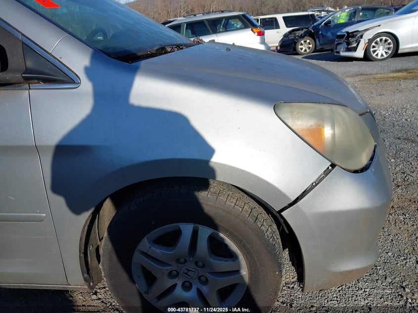 2007 Honda Odyssey Ex VIN: 5FNRL38467B128083 Lot: 43781737