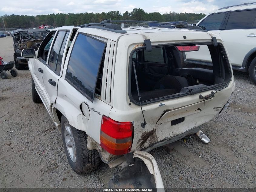 1998 Jeep Grand Cherokee Limited VIN: 1J4GZ88Z2WC275747 Lot: 43781748