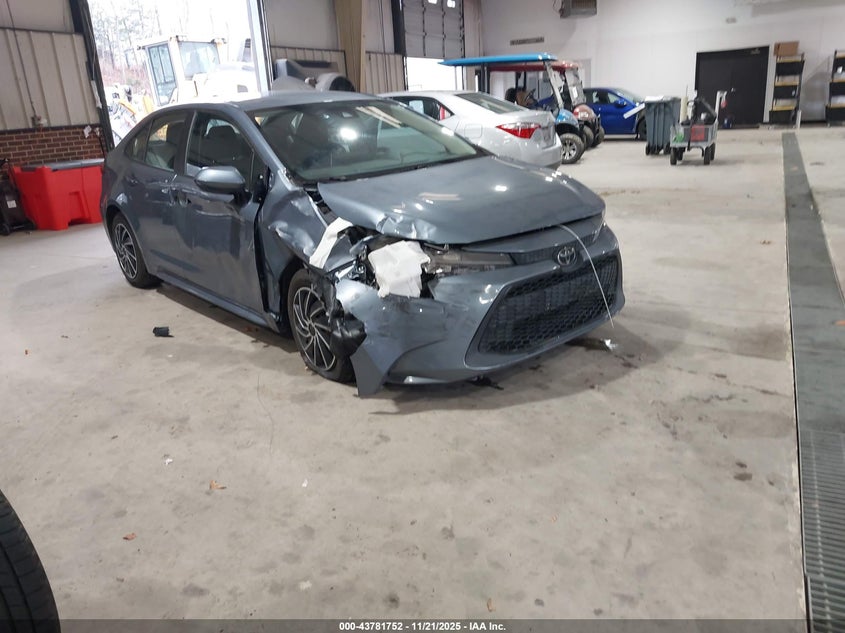 5YFEPMAE7MP187591 2021 Toyota Corolla Le auction photo 1