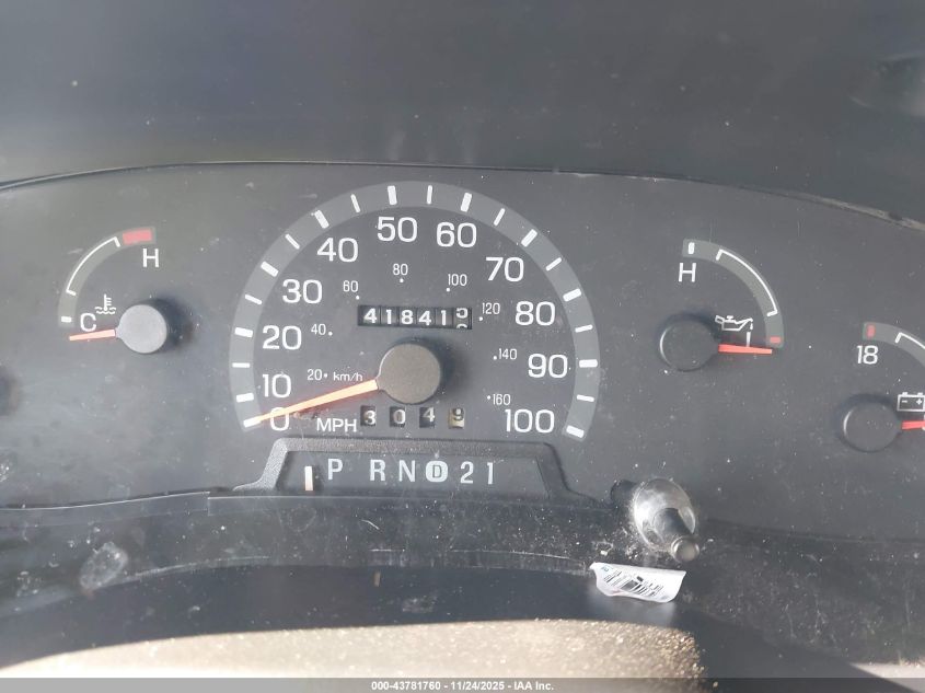 1998 Ford E-250 Commercial/Recreational VIN: 1FTPE24L5WHB75421 Lot: 43781760