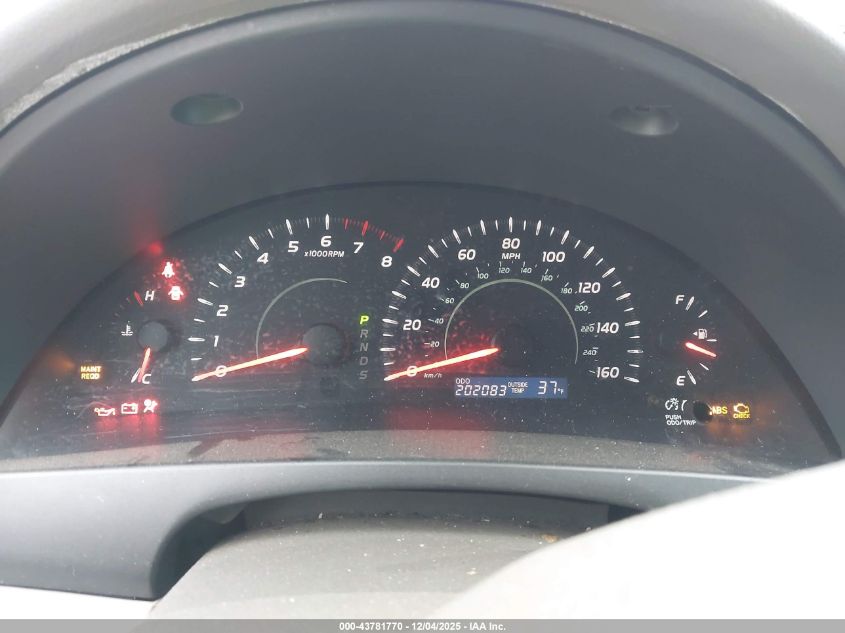 2007 Toyota Camry Le V6 VIN: 4T1BK46K77U536624 Lot: 43781770