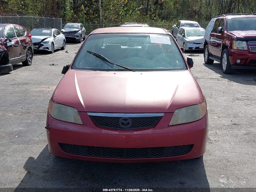 2001 Mazda Protege Dx/Lx VIN: JM1BJ222910468729 Lot: 43781774