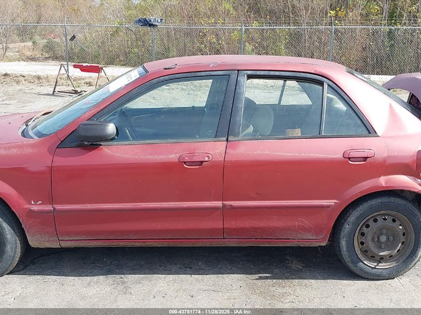 2001 Mazda Protege Dx/Lx VIN: JM1BJ222910468729 Lot: 43781774