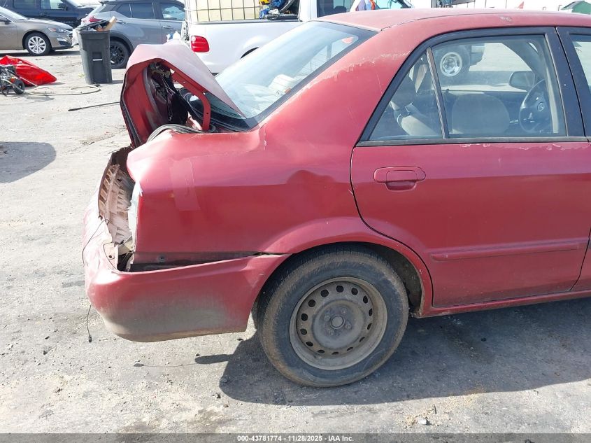 2001 Mazda Protege Dx/Lx VIN: JM1BJ222910468729 Lot: 43781774