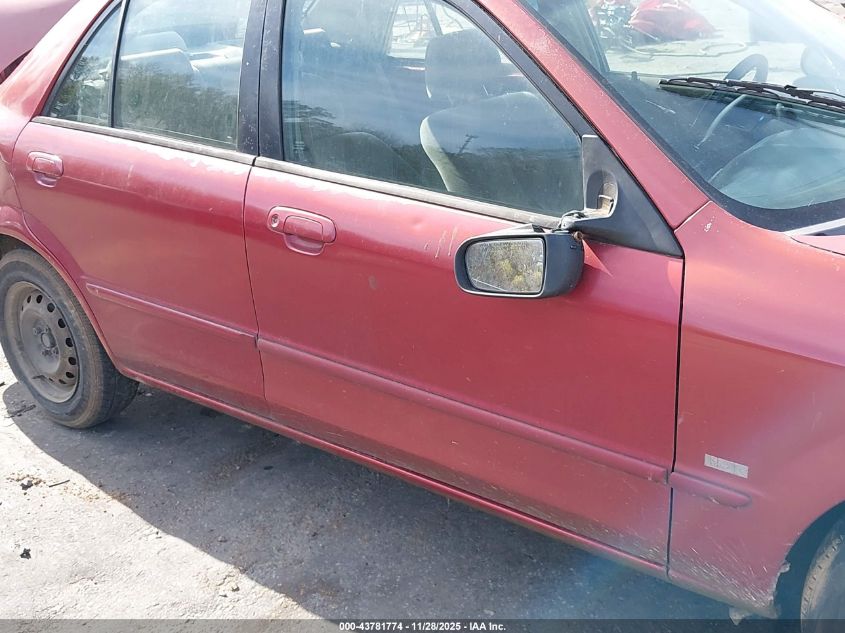 2001 Mazda Protege Dx/Lx VIN: JM1BJ222910468729 Lot: 43781774