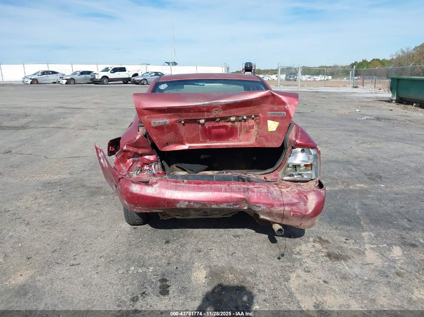 2001 Mazda Protege Dx/Lx VIN: JM1BJ222910468729 Lot: 43781774