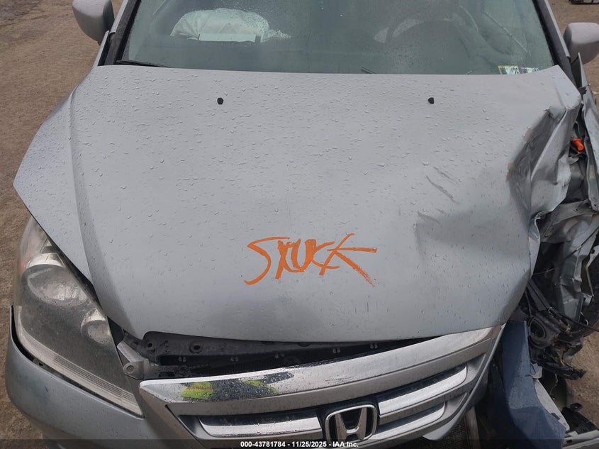 2007 Honda Odyssey Ex VIN: 5FNRL38407B083707 Lot: 43781784