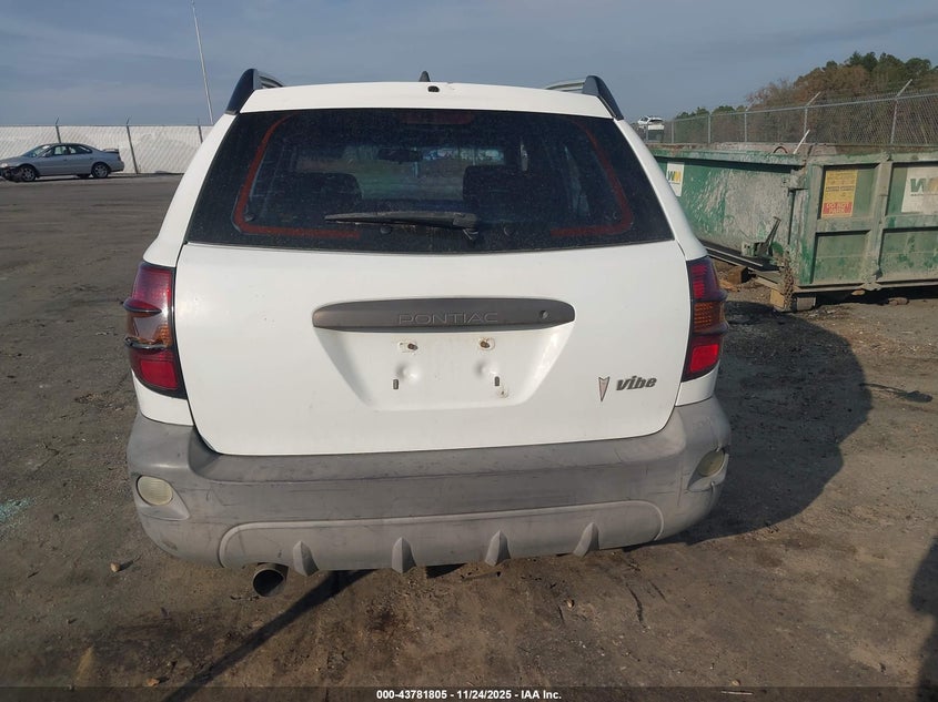 2008 Pontiac Vibe VIN: 5Y2SL65868Z406597 Lot: 43781805