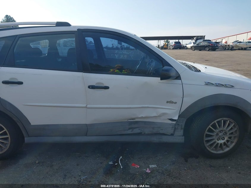 2008 Pontiac Vibe VIN: 5Y2SL65868Z406597 Lot: 43781805