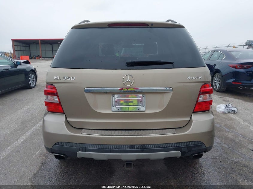 2008 Mercedes-Benz Ml 350 4Matic VIN: 4JGBB86E48A418261 Lot: 43781841