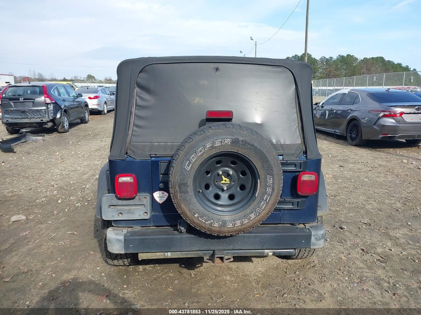 2005 Jeep Wrangler X VIN: 1J4FA39S15P386630 Lot: 43781853