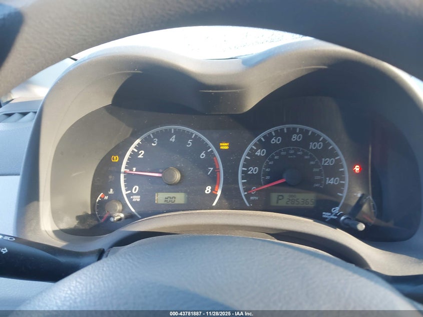 2009 Toyota Corolla Le VIN: 1NXBU40E39Z056998 Lot: 43781887