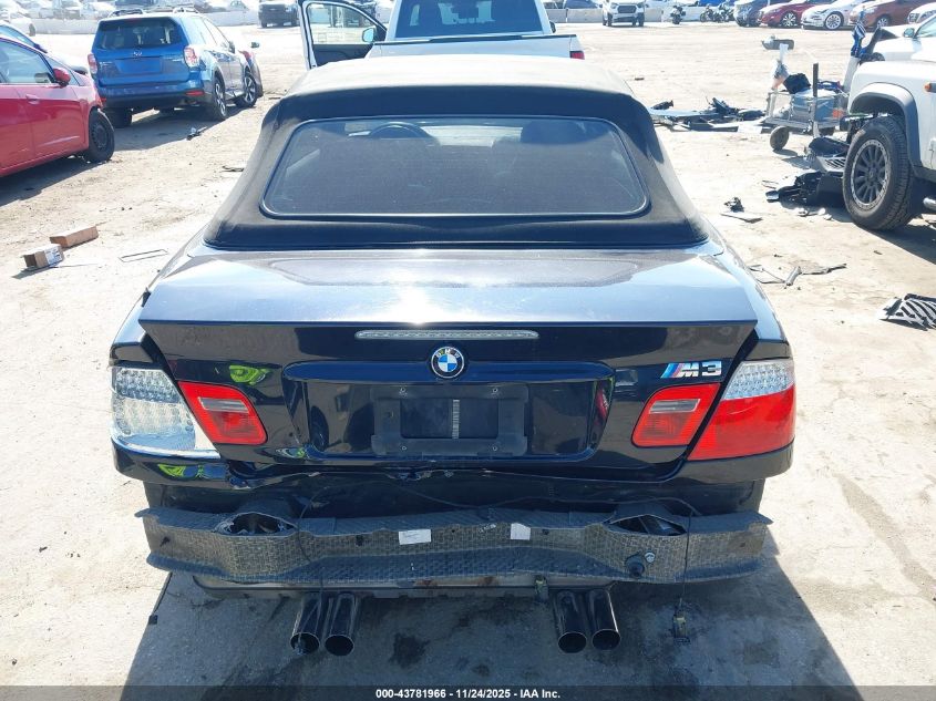 2005 BMW M3 VIN: WBSBR93475PK10068 Lot: 43781966