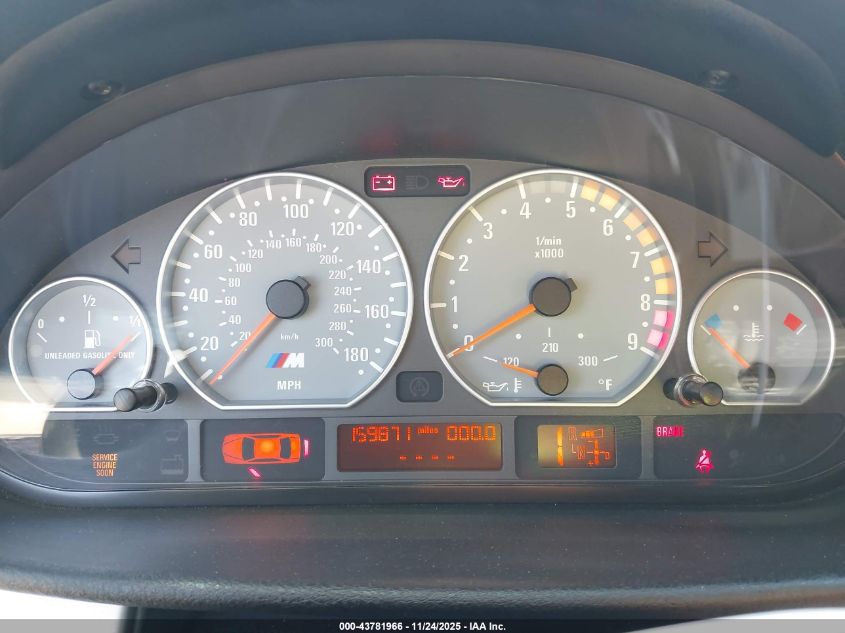 2005 BMW M3 VIN: WBSBR93475PK10068 Lot: 43781966