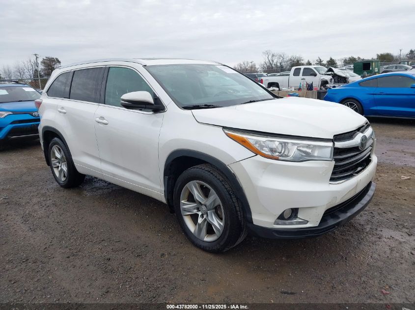 TOYOTA HIGHLANDER LIMITED PLATINUM V6