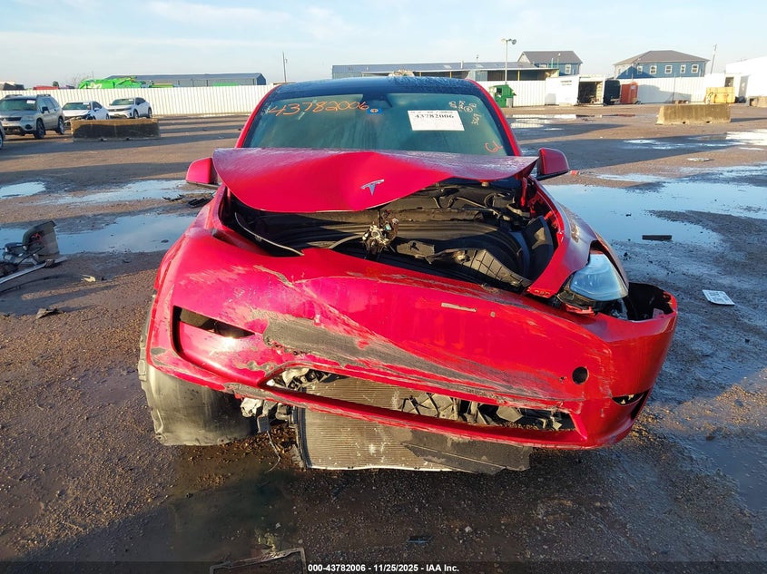 2023 Tesla Model Y Performance Dual Motor All-Wheel Drive VIN: 7SAYGDEF8PF703069 Lot: 43782006