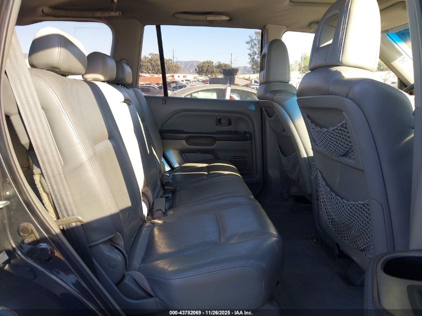 2005 Honda Pilot Ex-L VIN: 2HKYF185X5H512107 Lot: 43782069