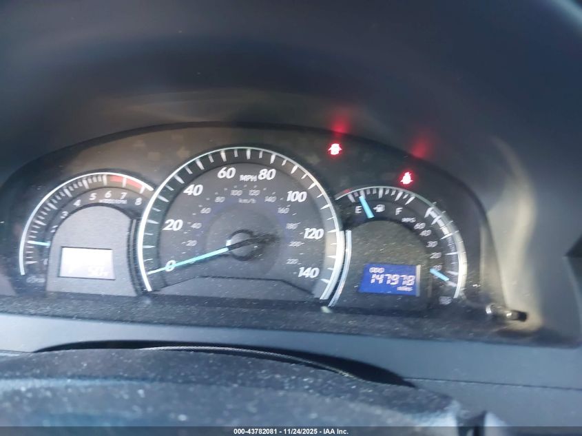 2012 Toyota Camry Xle V6 VIN: 4T1BK1FK1CU522811 Lot: 43782081