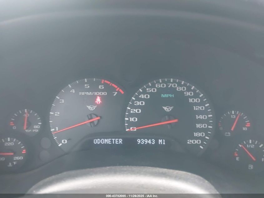 1999 Chevrolet Corvette VIN: 1G1YY22G9X5106423 Lot: 43782085