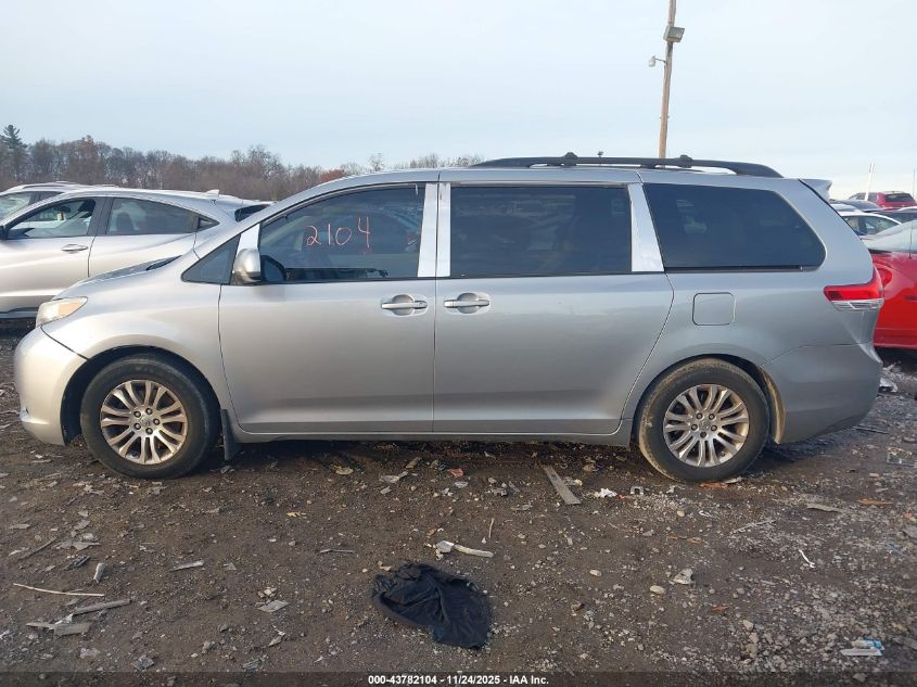 2011 Toyota Sienna Xle V6 VIN: 5TDYK3DC2BS128274 Lot: 43782104
