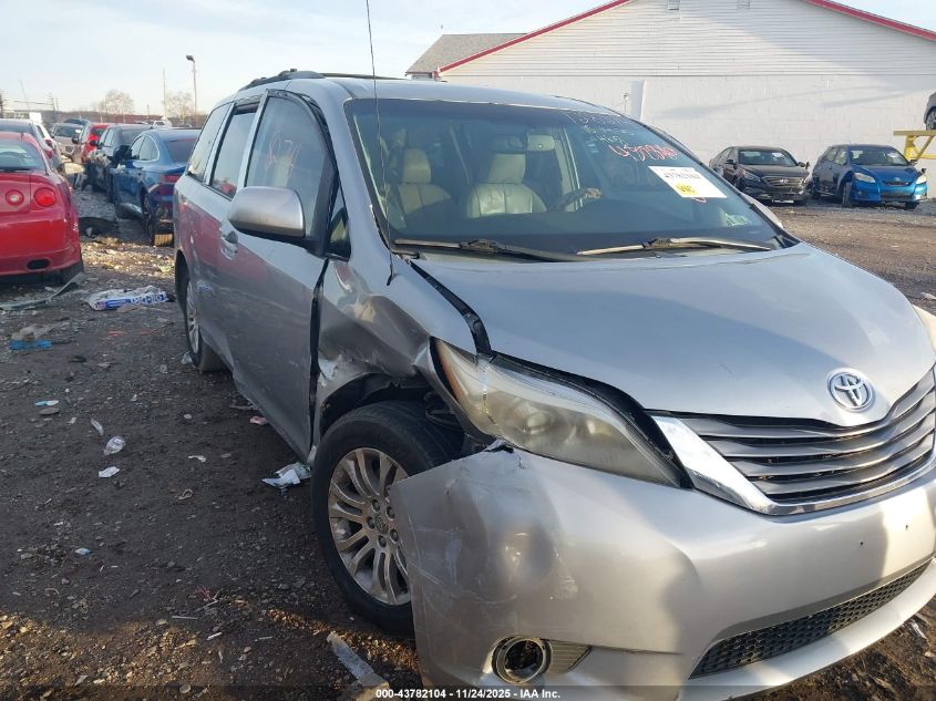 2011 Toyota Sienna Xle V6 VIN: 5TDYK3DC2BS128274 Lot: 43782104