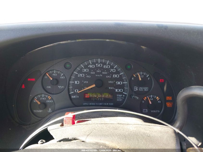 2001 Chevrolet Express VIN: 1GAHG39RX11219201 Lot: 43782159