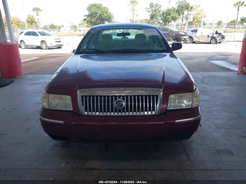 2006 Mercury Grand Marquis Gs VIN: 2MEFM74V26X651782 Lot: 43782284