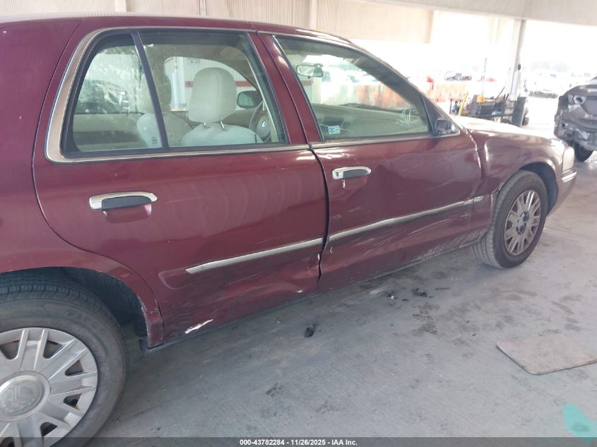 2006 Mercury Grand Marquis Gs VIN: 2MEFM74V26X651782 Lot: 43782284