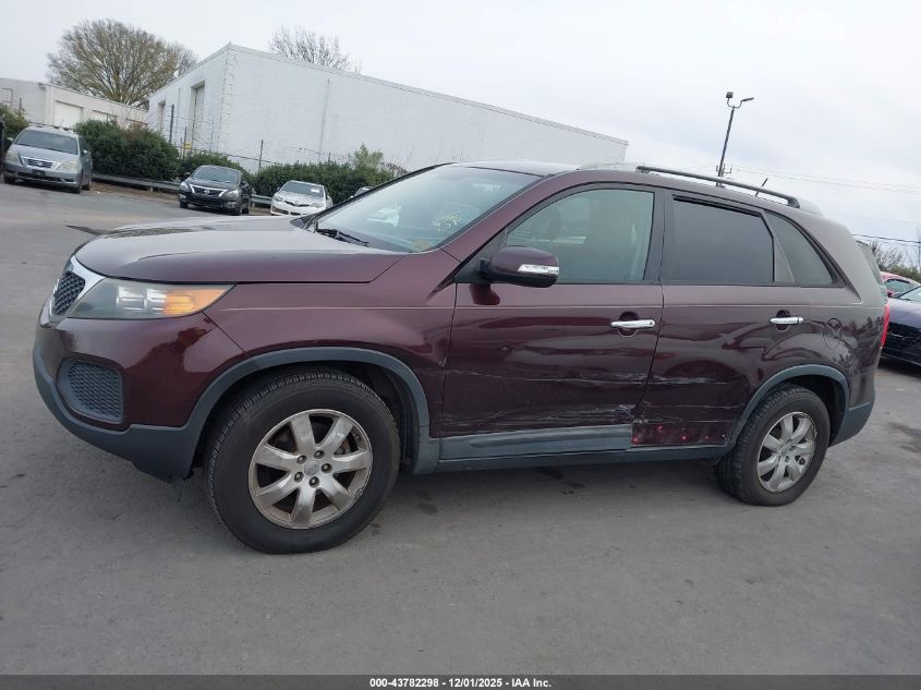 2013 Kia Sorento Lx V6 VIN: 5XYKT4A26DG383398 Lot: 43782298