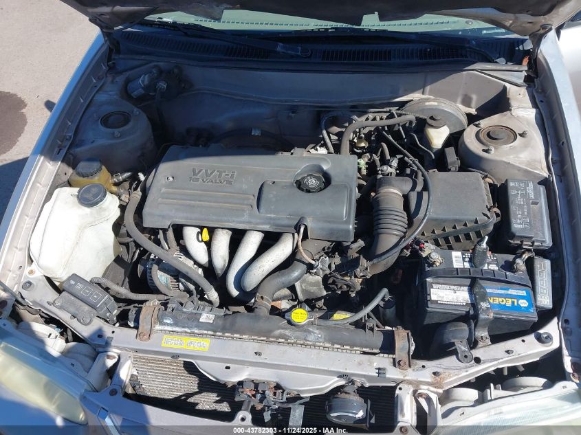 2002 Toyota Corolla Le VIN: 1NXBR12E22Z637007 Lot: 43782303