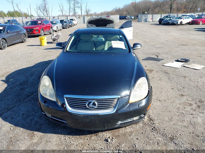 2008 Lexus Sc 430 VIN: JTHFN45Y289017857 Lot: 43782323