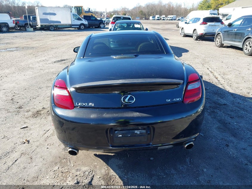 2008 Lexus Sc 430 VIN: JTHFN45Y289017857 Lot: 43782323