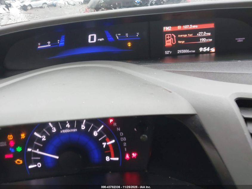 2012 Honda Civic Ex VIN: 19XFB2F87CE305505 Lot: 43782336