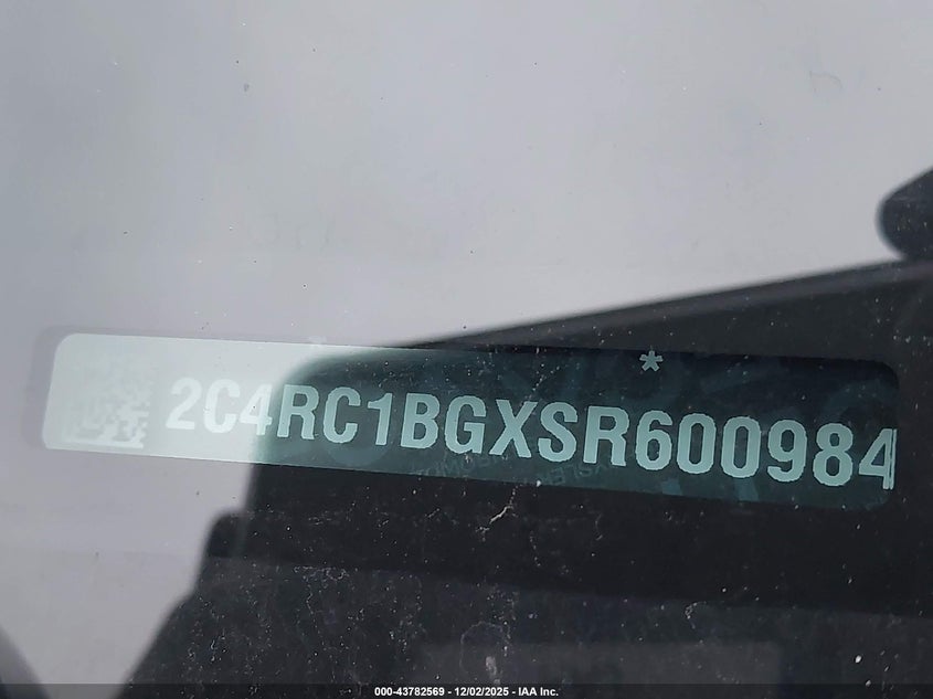2C4RC1BGXSR600984 2025 CHRYSLER PACIFICA photo no. 9