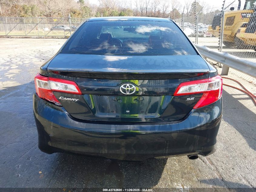 2014 Toyota Camry Se VIN: 4T1BF1FK6EU826854 Lot: 43782600