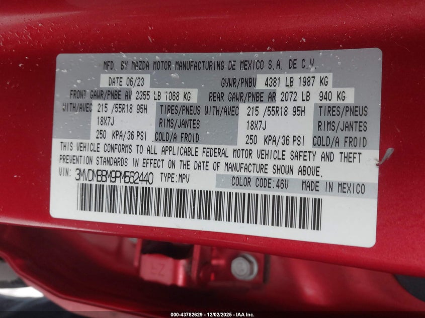 3MVDMBBM9PM562440 2023 MAZDA CX-30 photo no. 9