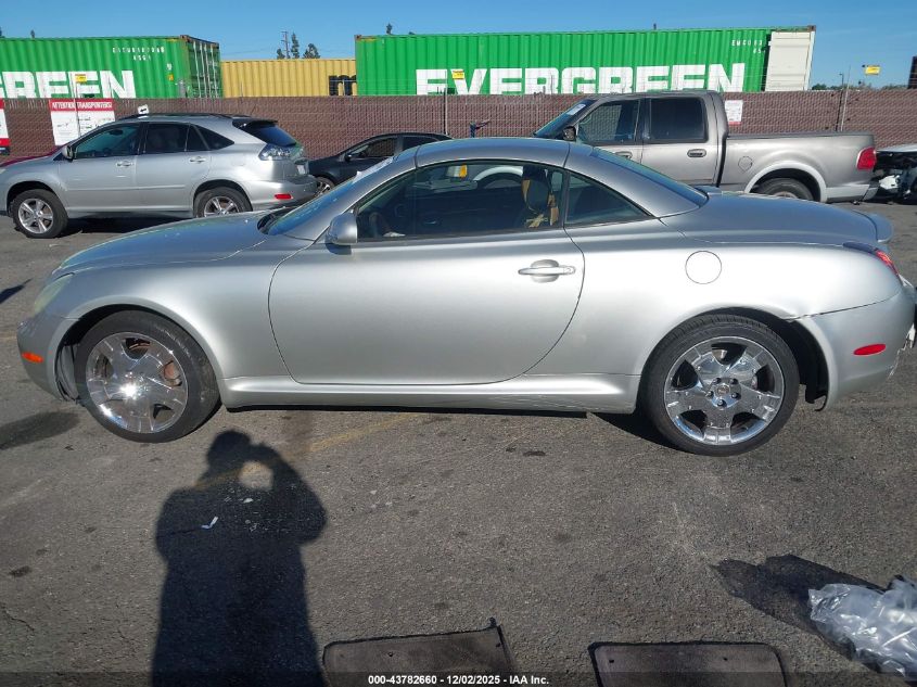 2005 Lexus Sc 430 VIN: JTHFN48Y050068186 Lot: 43782660
