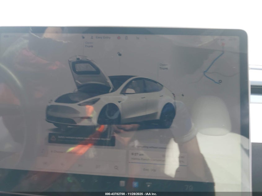 2023 Tesla Model Y Awd/Long Range Dual Motor All-Wheel Drive VIN: 7SAYGDEE7PF625553 Lot: 43782708