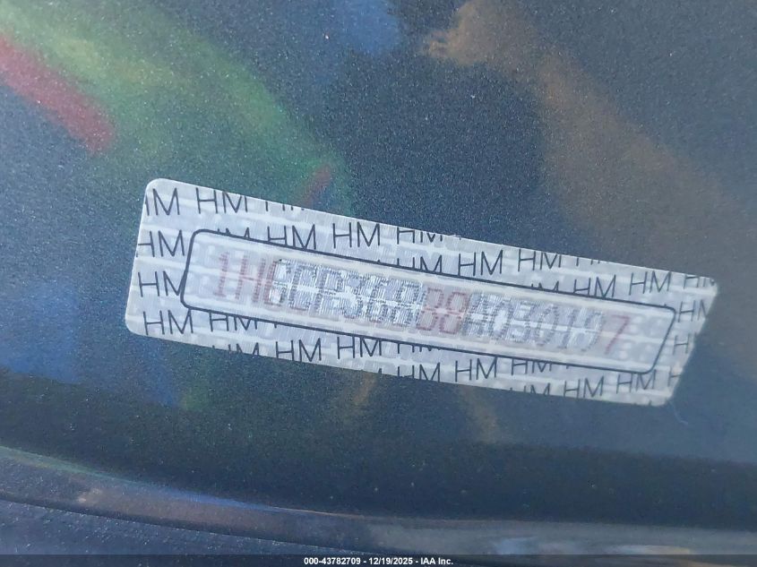 2008 Honda Accord 3.5 Ex-L VIN: 1HGCP36888A030197 Lot: 43782709