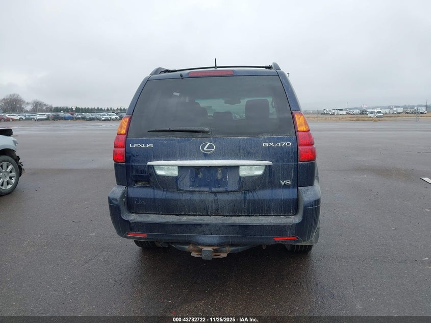 2006 Lexus Gx 470 VIN: JTJBT20X560116521 Lot: 43782722