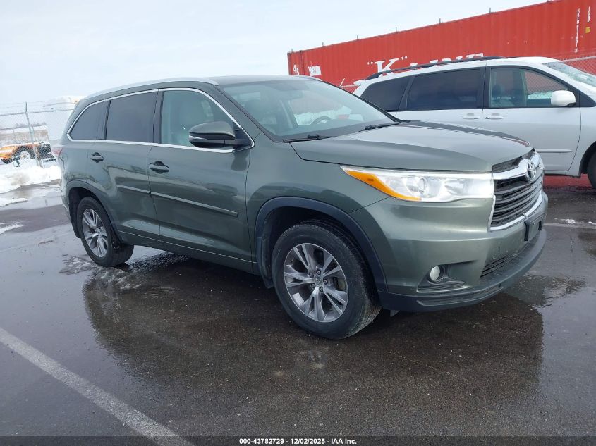 TOYOTA HIGHLANDER XLE V6