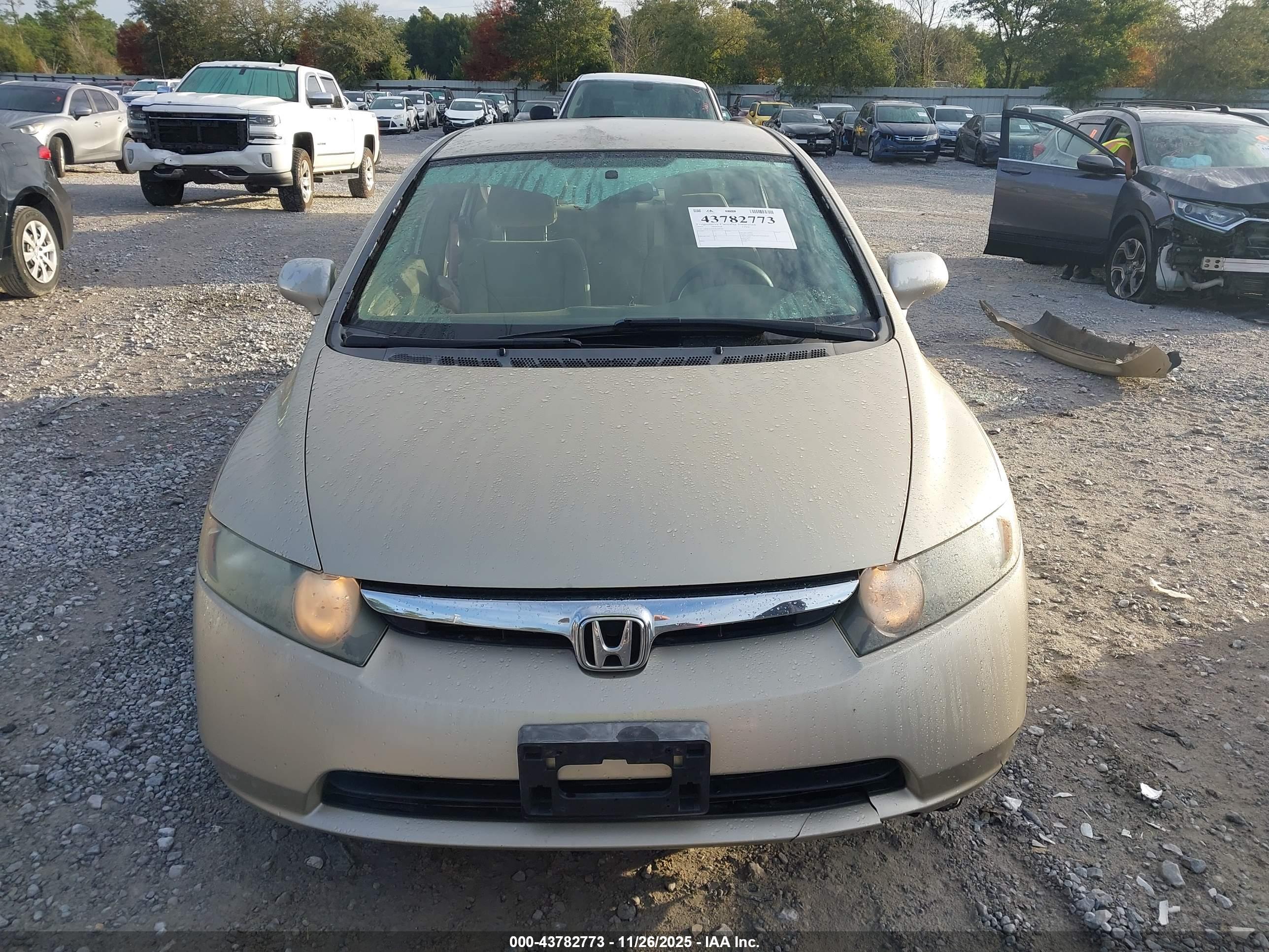 2007 Honda Civic Lx VIN: 1HGFA16567L049584 Lot: 43782773