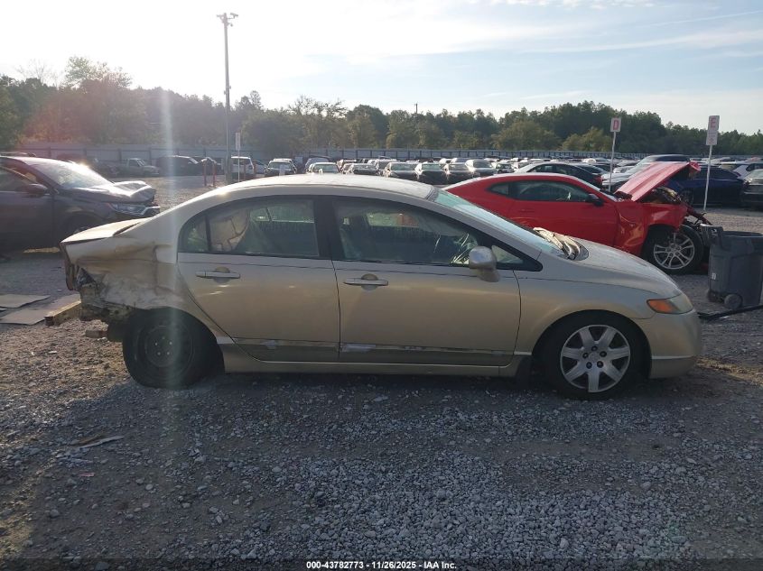2007 Honda Civic Lx VIN: 1HGFA16567L049584 Lot: 43782773