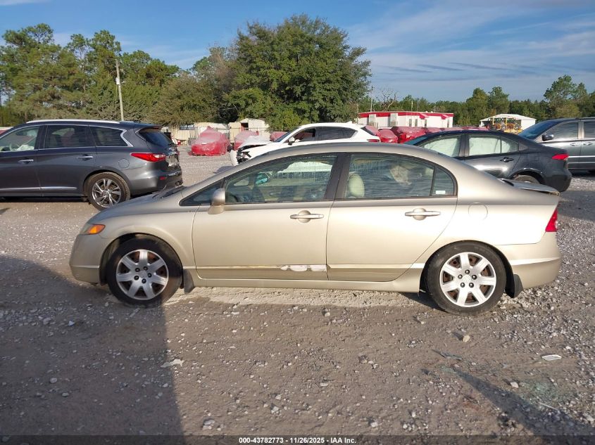 2007 Honda Civic Lx VIN: 1HGFA16567L049584 Lot: 43782773