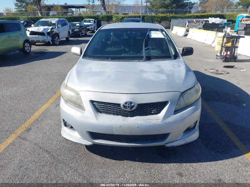 2009 Toyota Corolla S VIN: 1NXBU40E29Z069323 Lot: 43782778